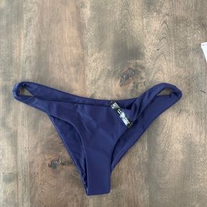 Brand New Ark Swimwear Cheeky Bottoms, Navy Size M